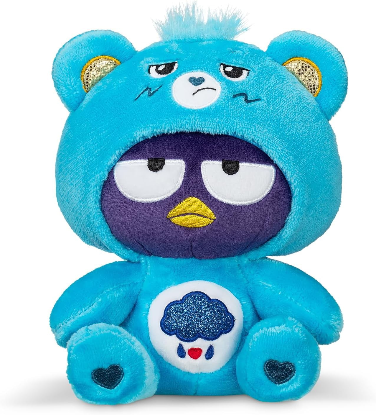 Badtz-maru Dressed As Grumpy Bear 9" Fun-Size Care Bears Plush - Soft, Huggable Bestie!