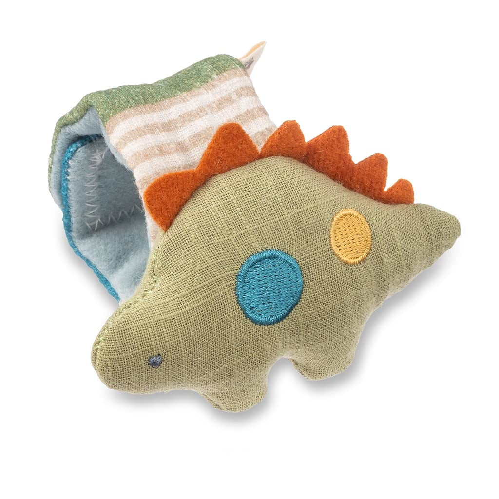 Itzy Ritzy - Itzy Bitzy Rattle, Wearable Wrist Rattle, Dinosaur (WW8085)