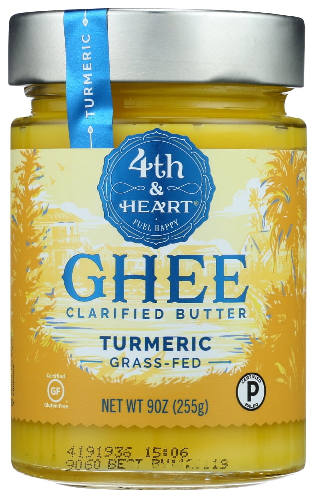 4th & Heart Ghee, Turmeric, 9 oz