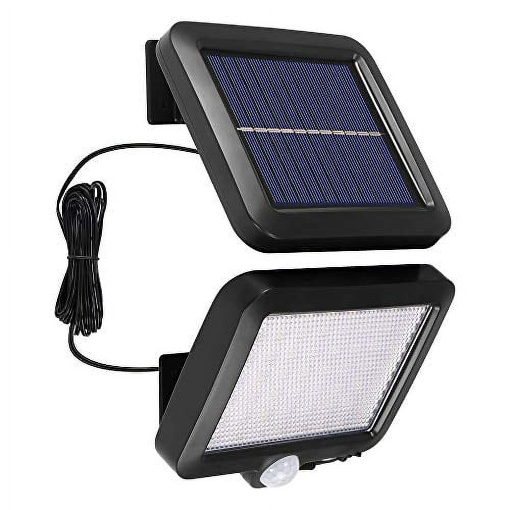 AOZBZ Solar Power Wall Light, Outdoor Motion Sensor Light 56 LEDs Securtiy Night Light Separable Solar Panel Light for Patio Yard Deck Garage Driveway Porch Fence