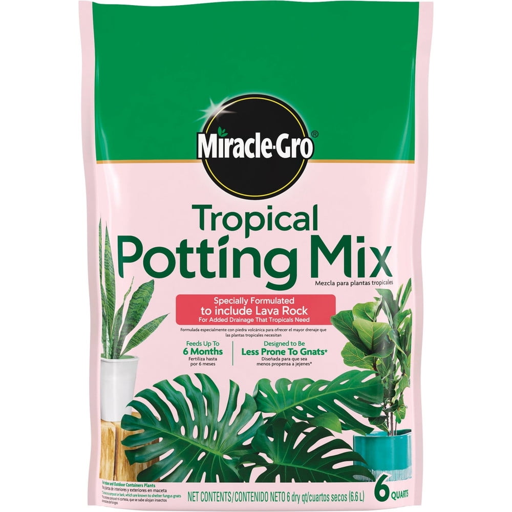 Miracle-Gro 6 Qt. Tropical Potting Mix 71276430 71276430 747285