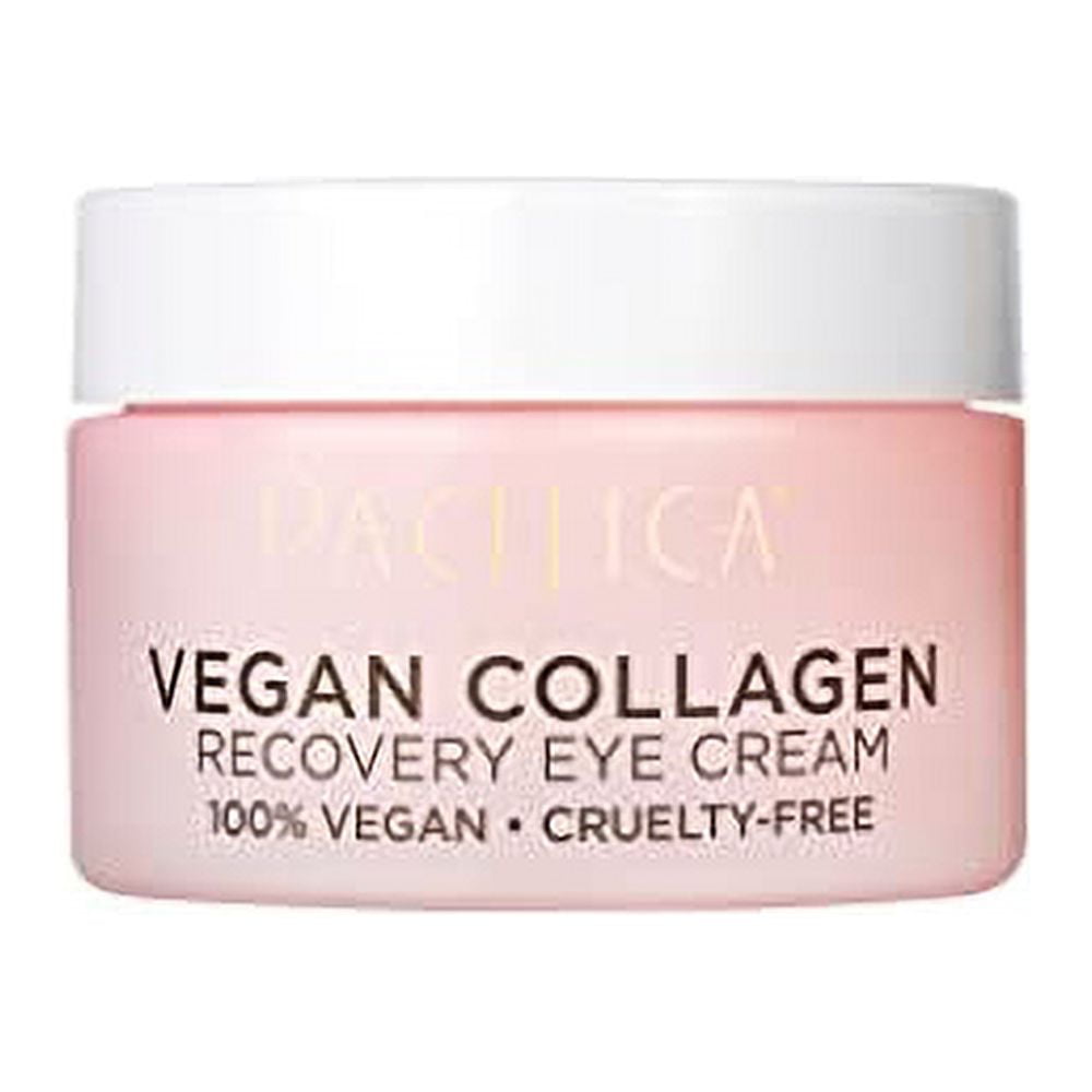 Pacifica Beauty, Vegan Collagen Overnight Recovery Eye & Face Cream, Hyaluronic Acid, Caffeine, Vitamin C & E, Hydrating & Moisturizing Skin Care for Aging and Dry Skin