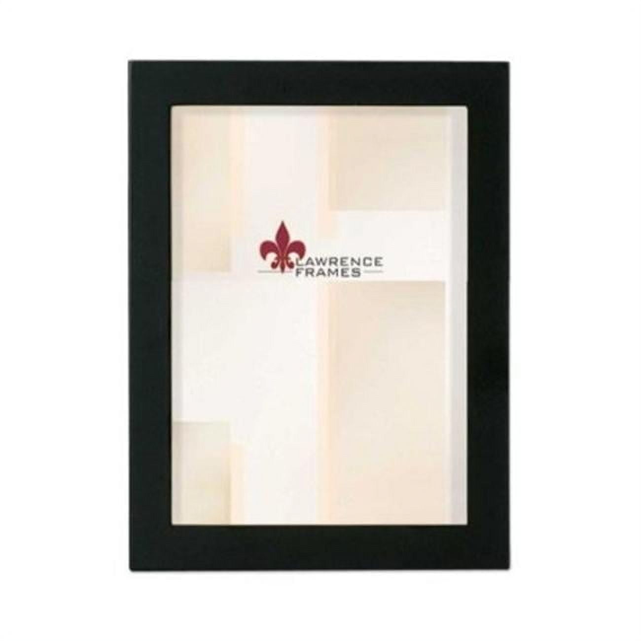 Lawrence Frames  Lawrence Frames 4x6 Black Wood Picture Frame - Gallery Collection