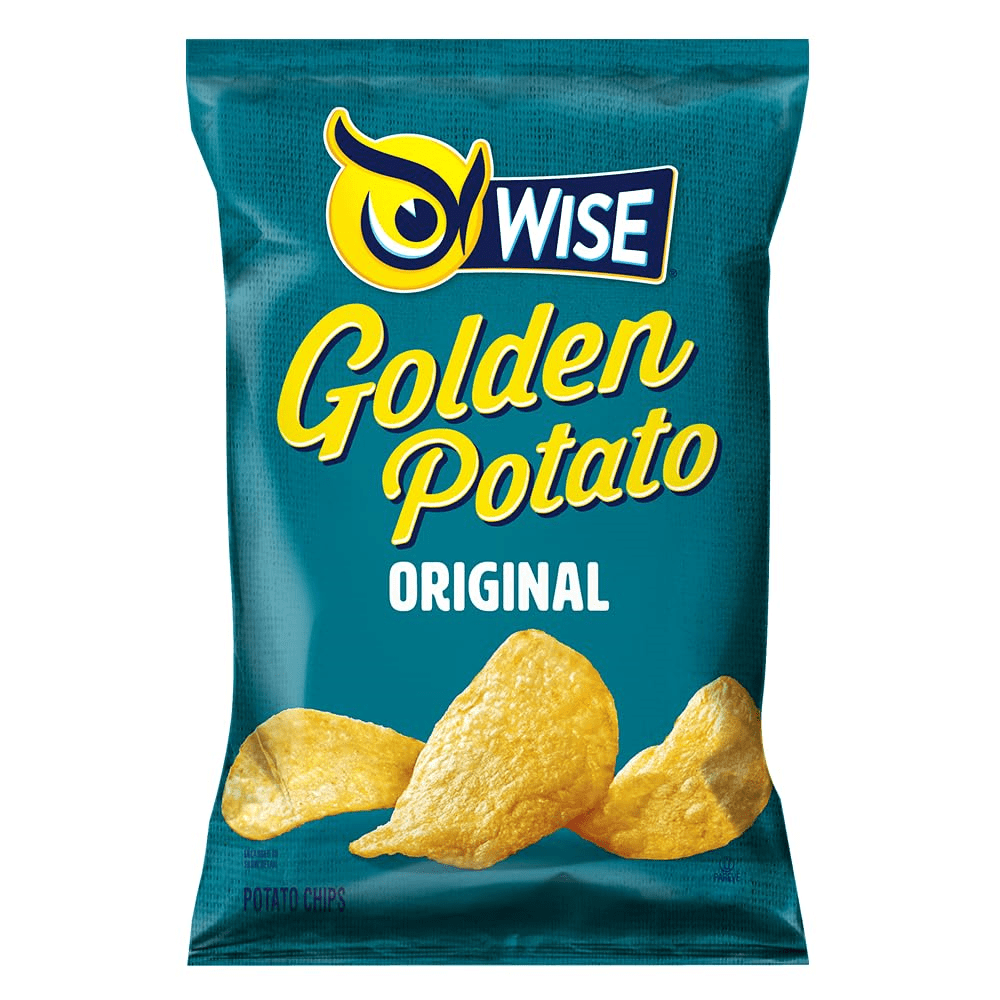 Wise Foods Golden Original Potato Chips, 4-Pack 7.5 oz. Bags