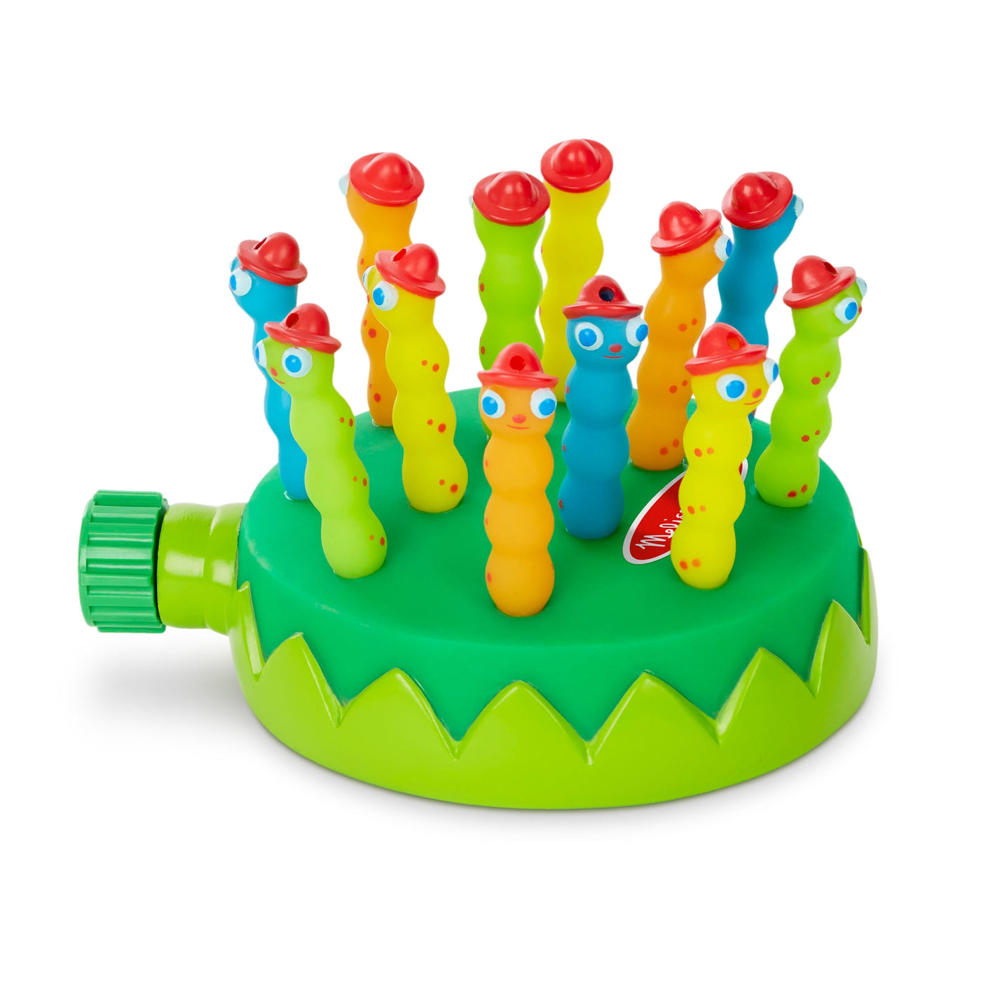 Melissa & Doug Sunny Patch Splash Patrol Outdoor Sprinkler Toy with Hose Attachment