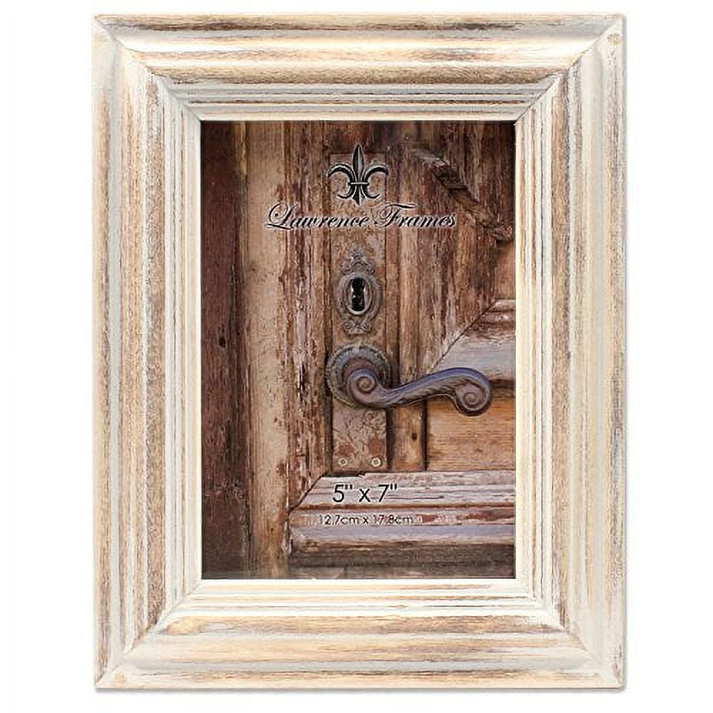 5x7 White Wash Maple Picture Frame