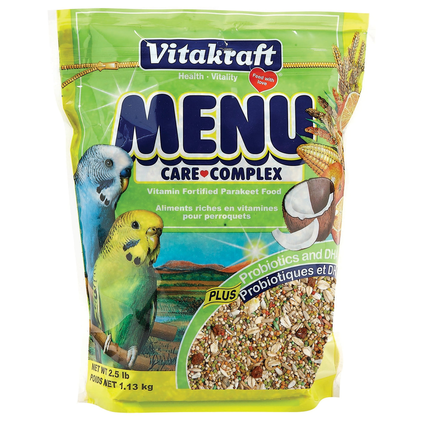 Vitakraft MENU Parakeet food 2.5 lb.