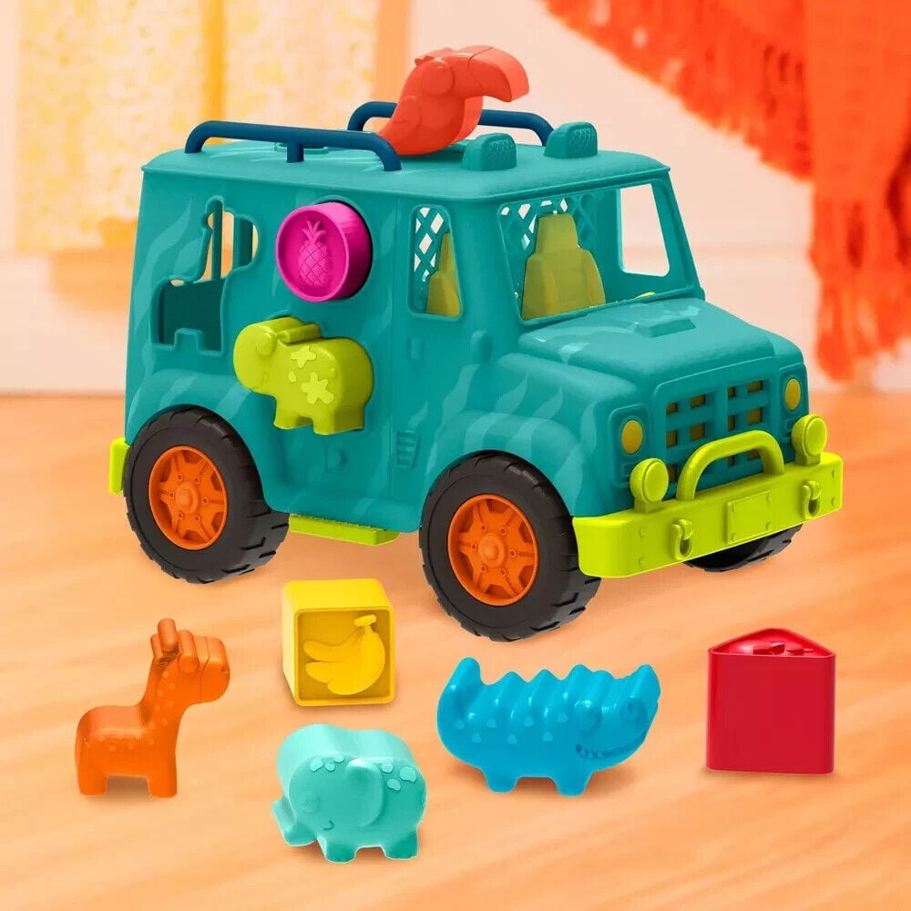 B. Toys Animal Rescue Shape Sorter Truck - Happy Cruisers, Rollin' Animal Rescue