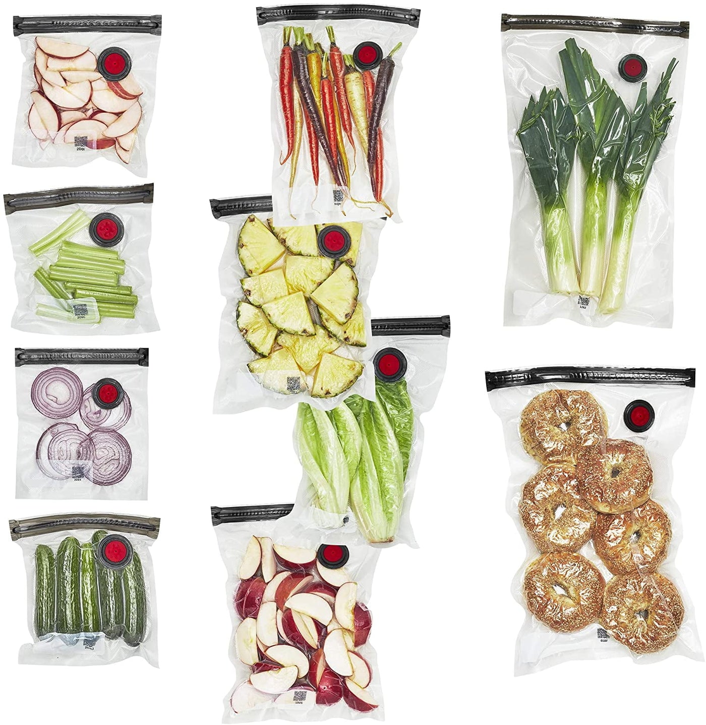 1 PK-zwilling_j.a.henckels Fresh and Save Assorted 10-Piece Vacuum Storage Bag Set