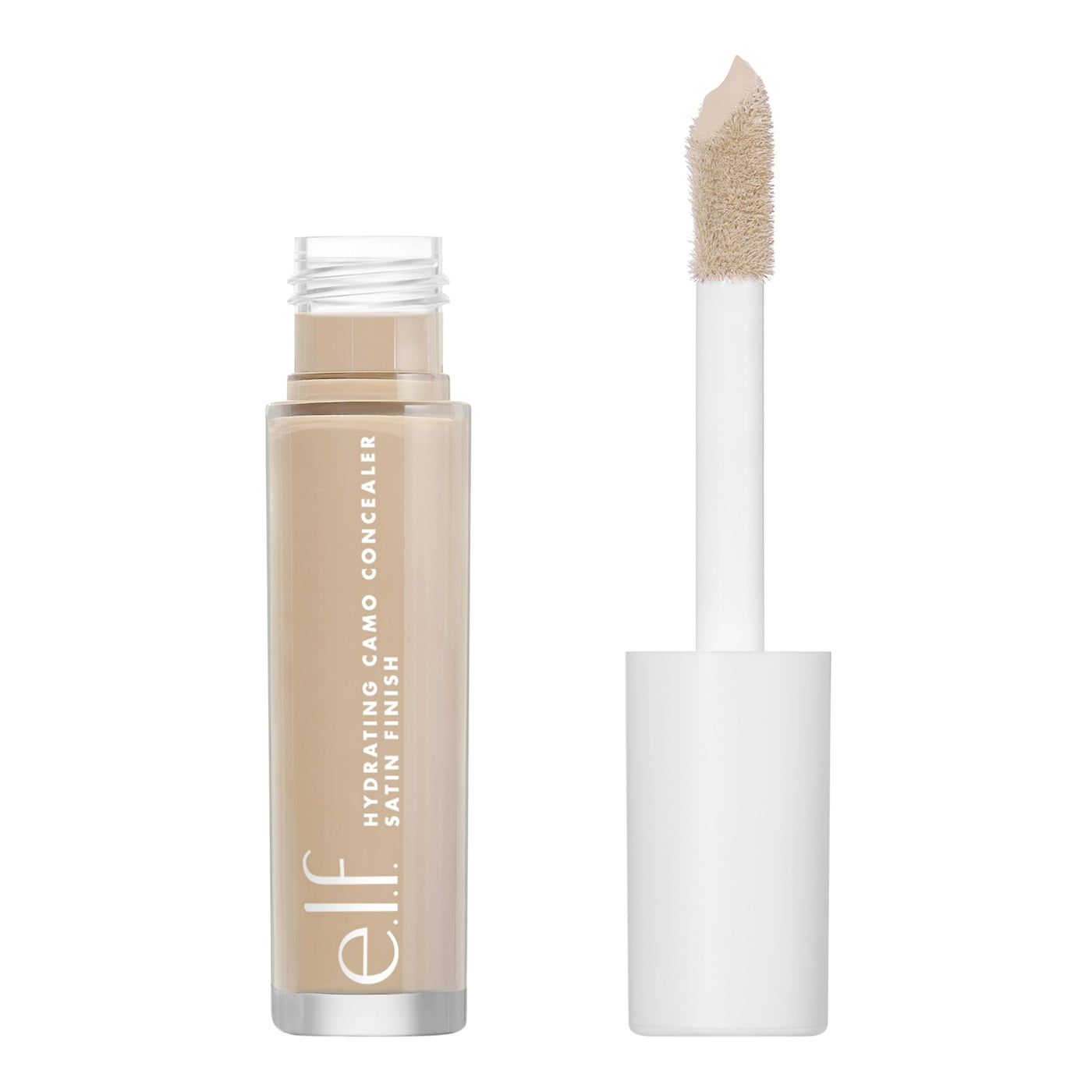 e.l.f, Hydrating Camo Concealer, Lightweight, Full Coverage, Long Lasting, Conceals, Corrects, Covers, Hydrates, Highlights, Medium Sand, Satin Finish, 25 Shades, All-Day Wear, 0.20 Fl Oz