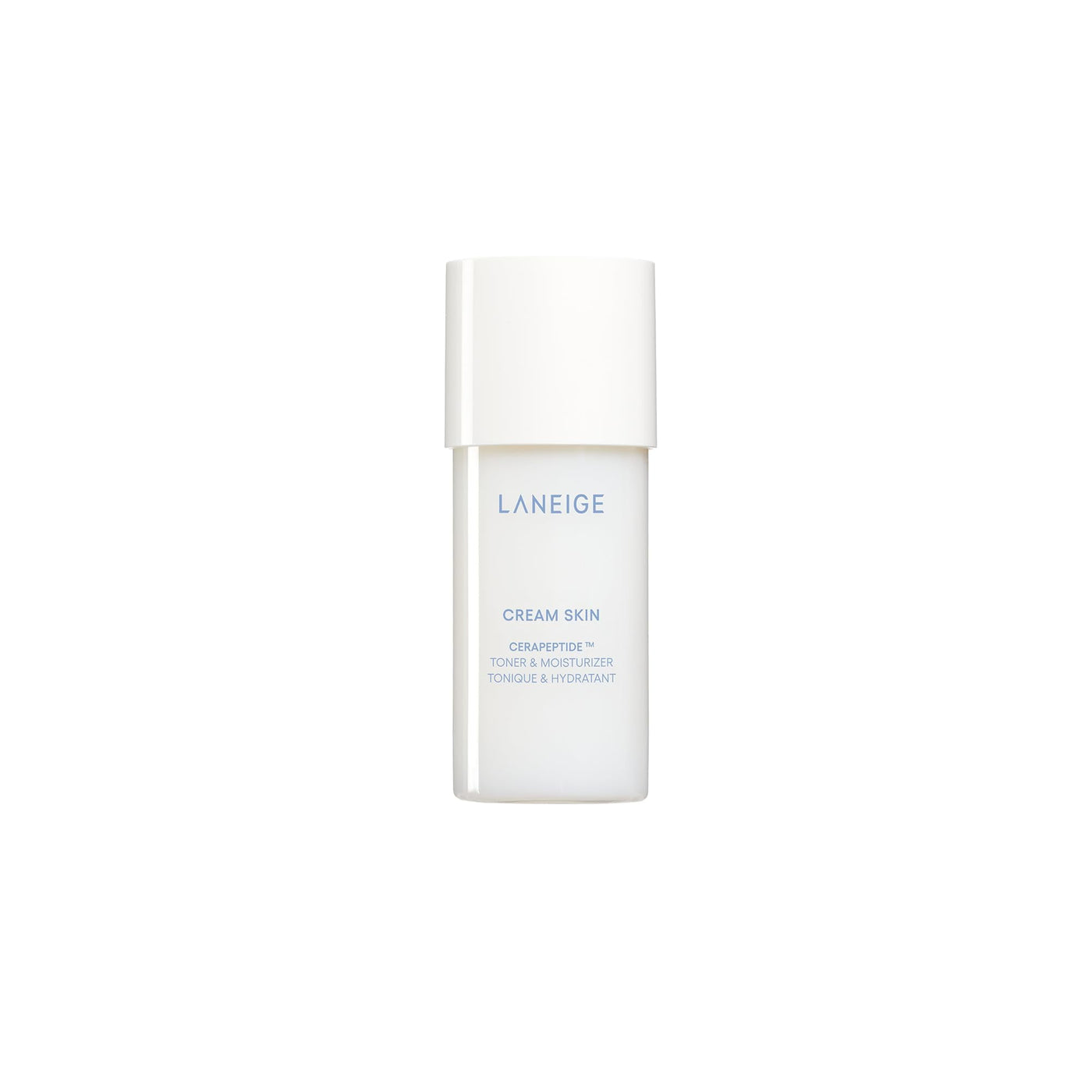 LANEIGE Cream Skin Refillable Toner & Moisturizer Mini with Ceramides and Peptides: Amino Acid, Nourish, Hydrate, Barrier-Boosting, Visibly Firm 50 ml C3