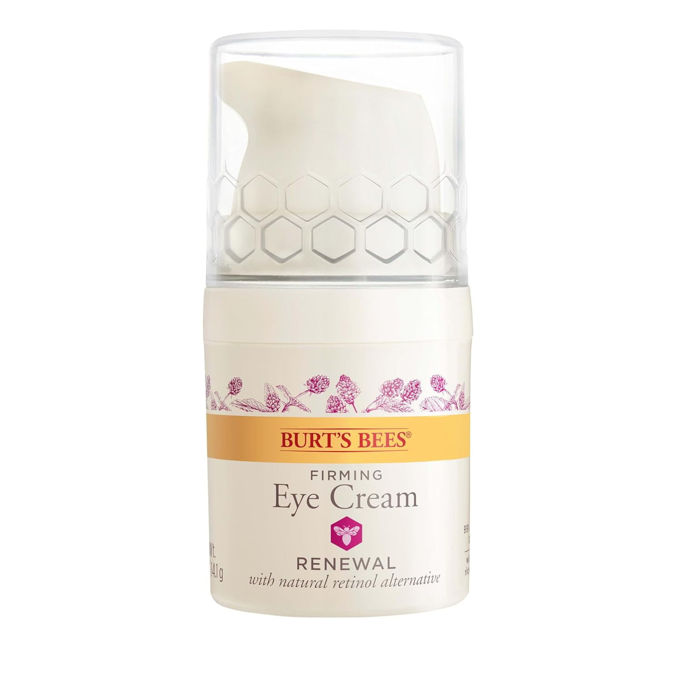 Burt's Bees Renewal Firming Eye Cream With Natural Retinol Alternative, Reduces Appearance of Lines, Wrinkles, Under-Eye Circles and Crow's Feet, 99 Percent Natural Origin Skin Care, 0.5 oz. Bottle