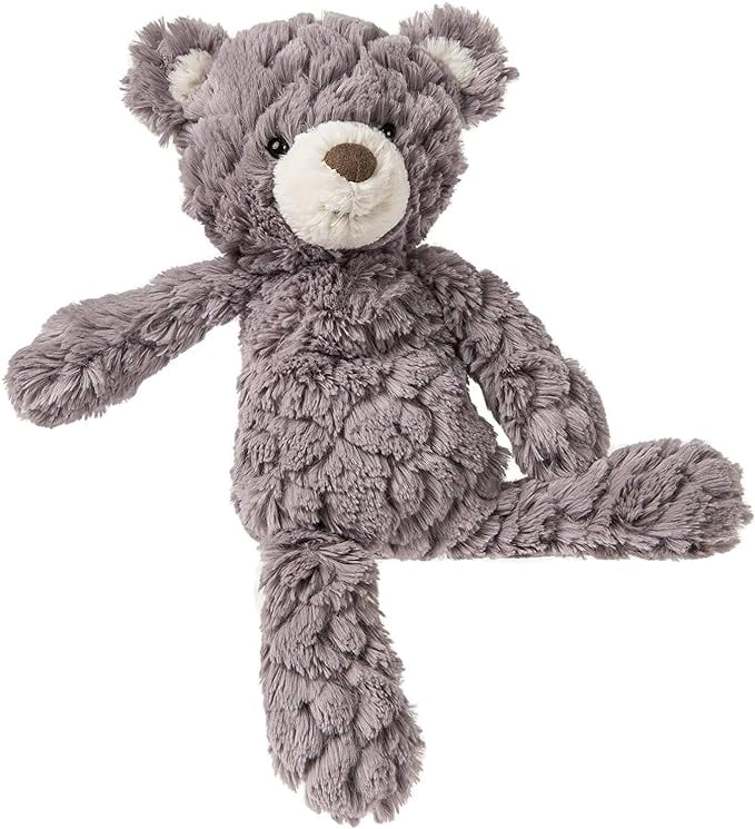 Mary Meyer Putty Bear Small Teddy Bear Soft Toy, Grey