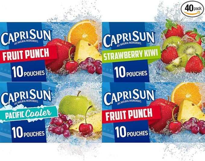 Capri Sun Kids Juice Beverage Variety Pack - 6 Fl Oz -40 Count