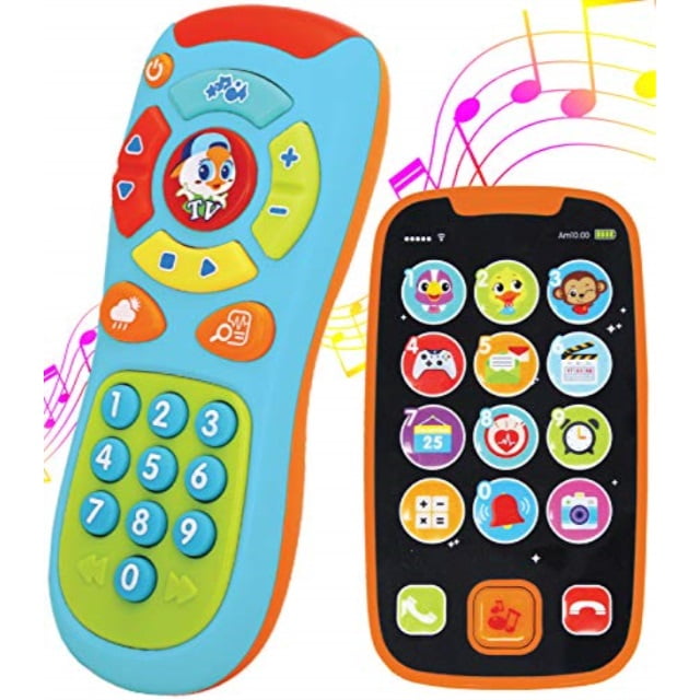 JOYIN Music Toy, Learning Remote and Smartphone Bundle for Baby, Infants, Kids