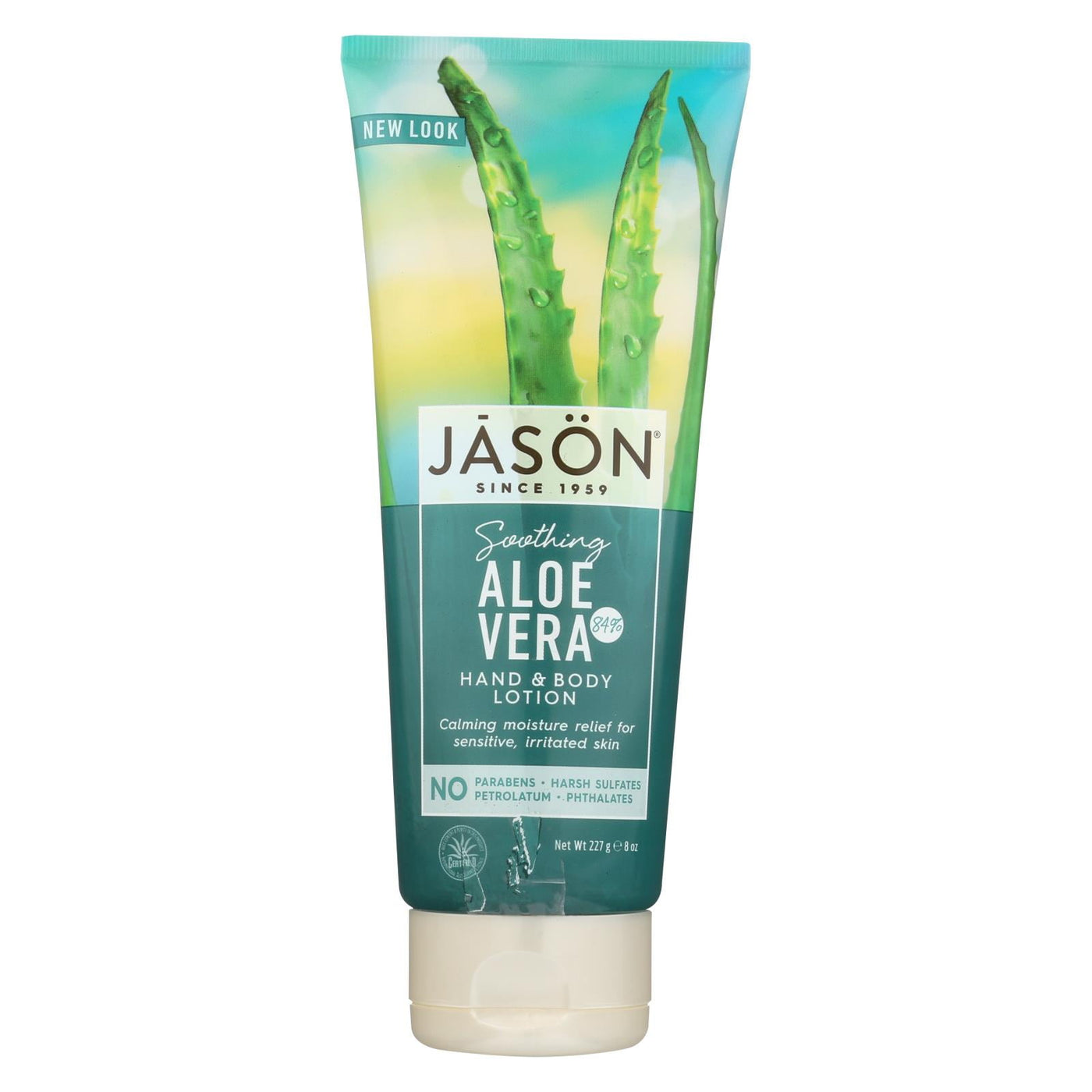 Jason Hand & Body Lotion Soothing Aloe Vera 8 oz Pack of 2