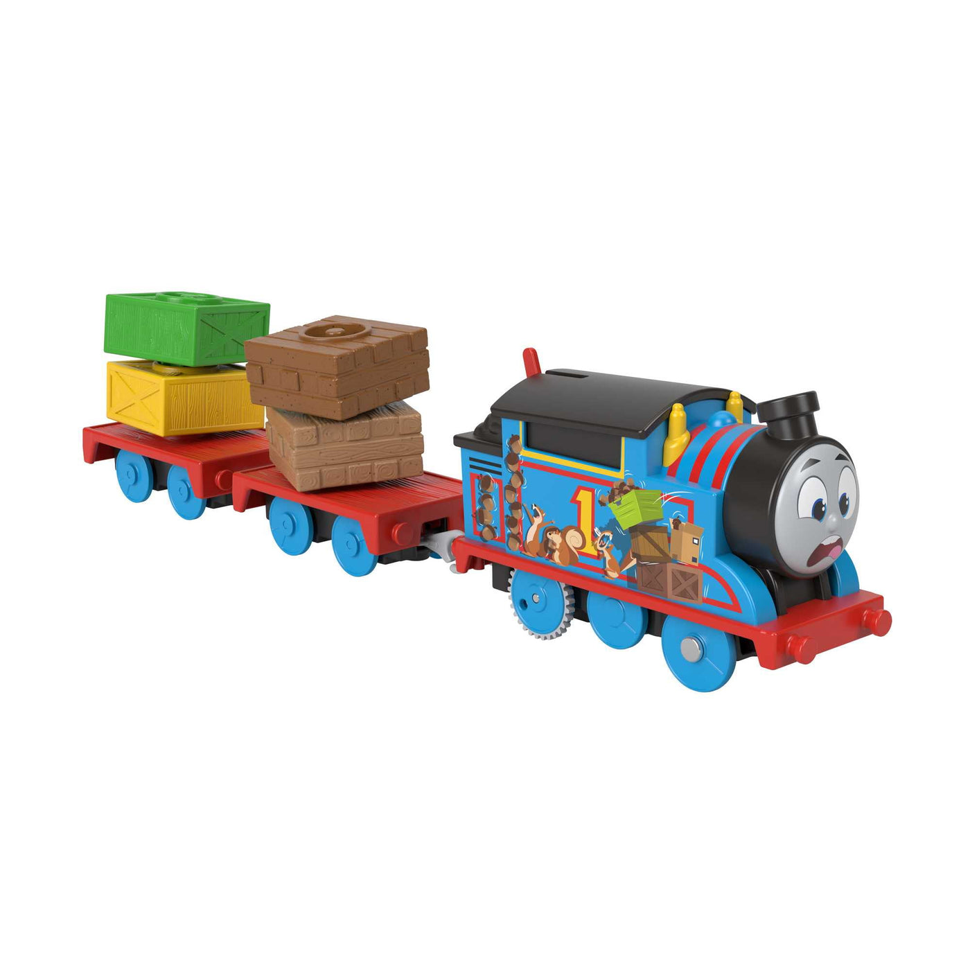 Thomas & Friends Wobble Cargo Thomas Motorized Toy Train for Preschool Kids