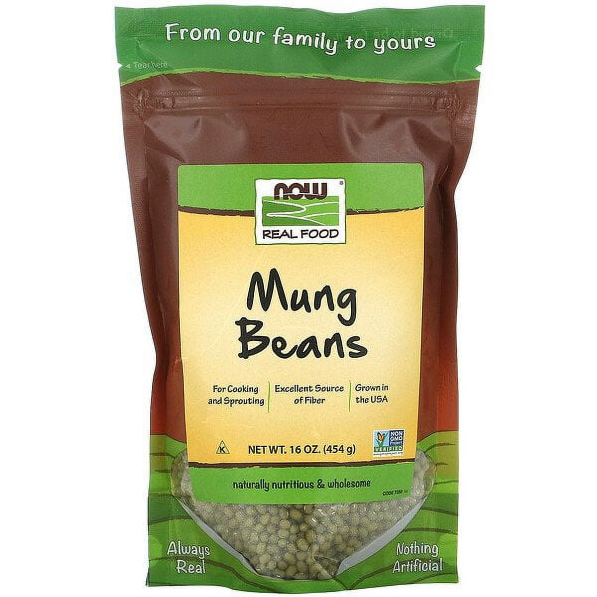 NOW Foods, Real Food, Mung Beans, 16 oz Pack of 2