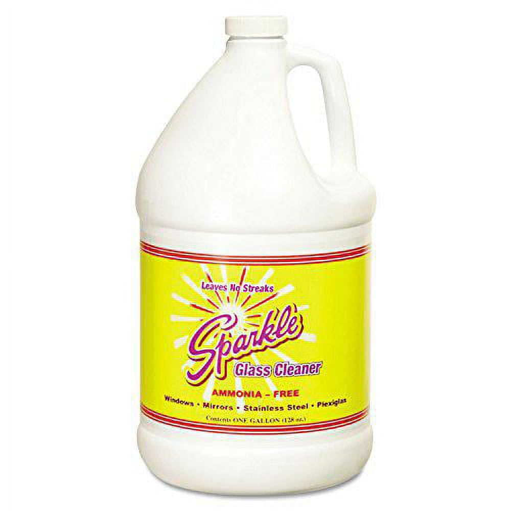 a. j. funk 20500ct glass cleaner, 1 gal. bottle refill, 4/carton