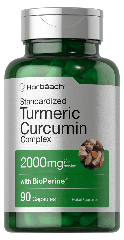 Turmeric Curcumin with Bioperine 2000 mg | 90 Capsules | Non-GMO, Gluten Free | By Horbaach