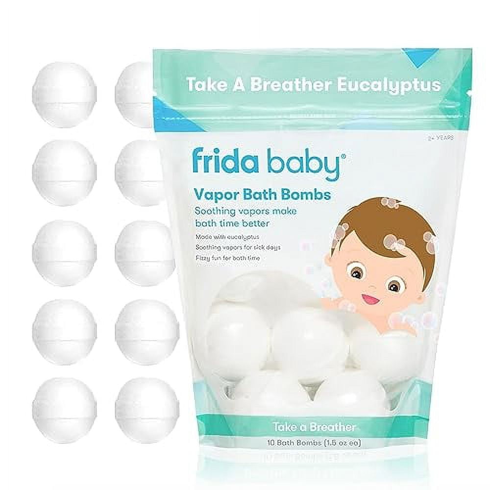 Frida Baby Natural Vapor Bath Bombs, 10 Count