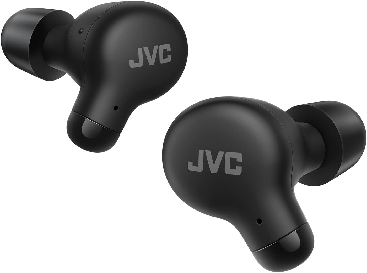 JVC New Marshmallow True Wireless Earbuds Headphones, Long Battery Life (up to 28 Hours), Sound with Neodymium Magnet Driver, Including Memory Foam Earpieces - HAA18TB (Black), Compact         Import  Single ASIN  Import  Multiple ASIN    ×Product customi