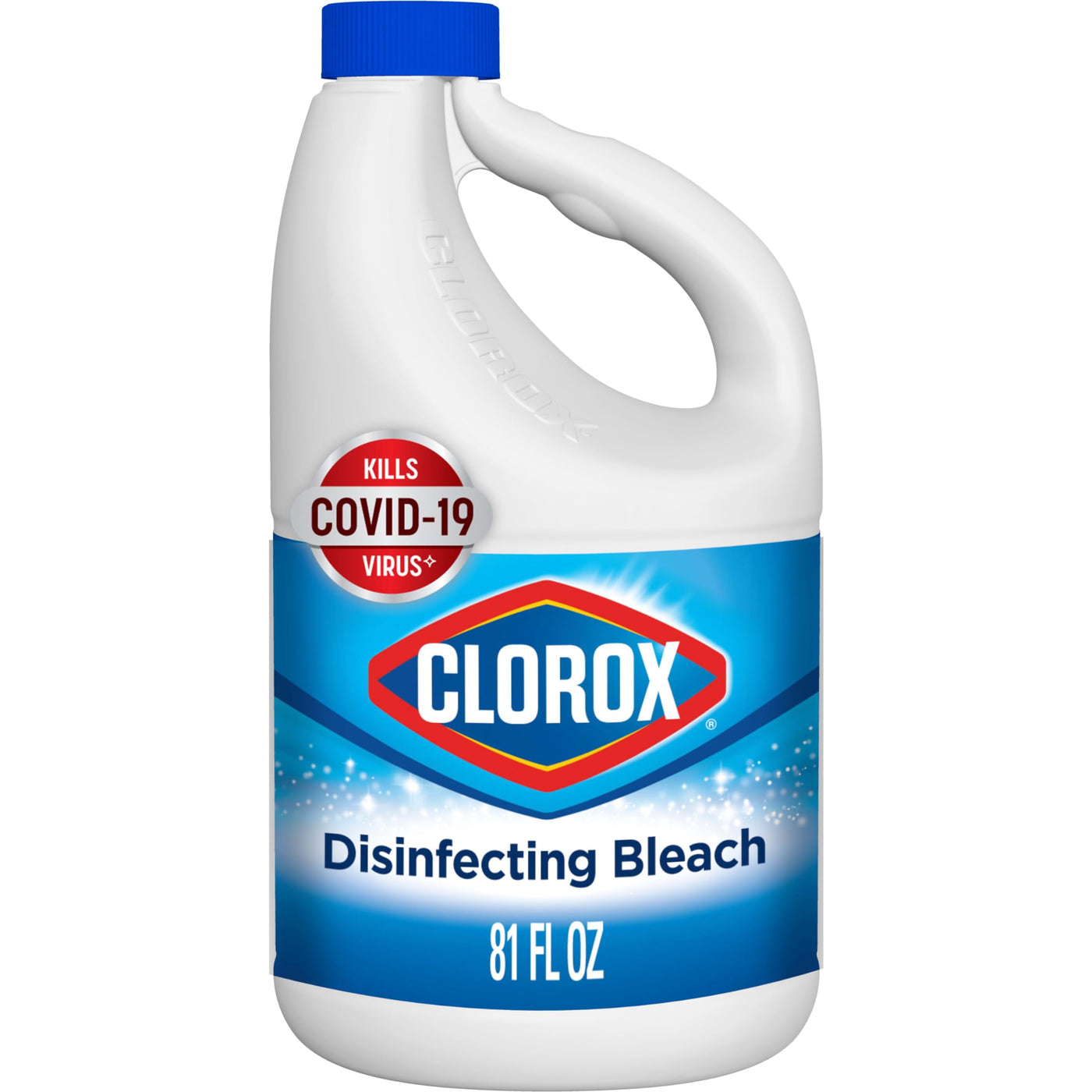 2X - Clorox Disinfecting Bleach, Concentrated Formula, Regular - 81 Fl Oz (Pack May Vary)