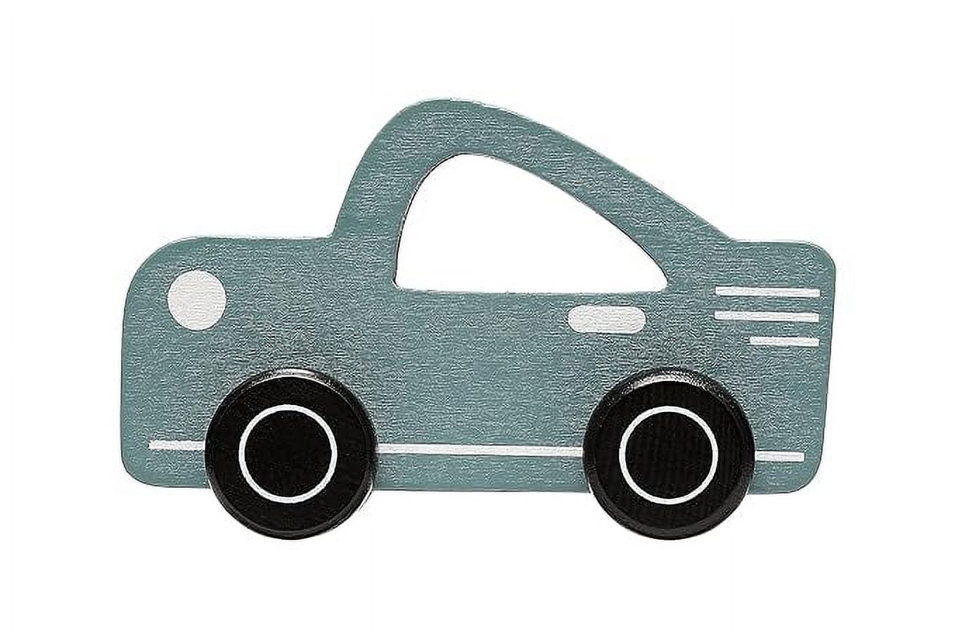 Pearhead Wooden Toy Car, Rolling Baby and Toddler Toy, Gender-Neutral Push Toy, Baby Girl or Baby Boy Nursery Accessory