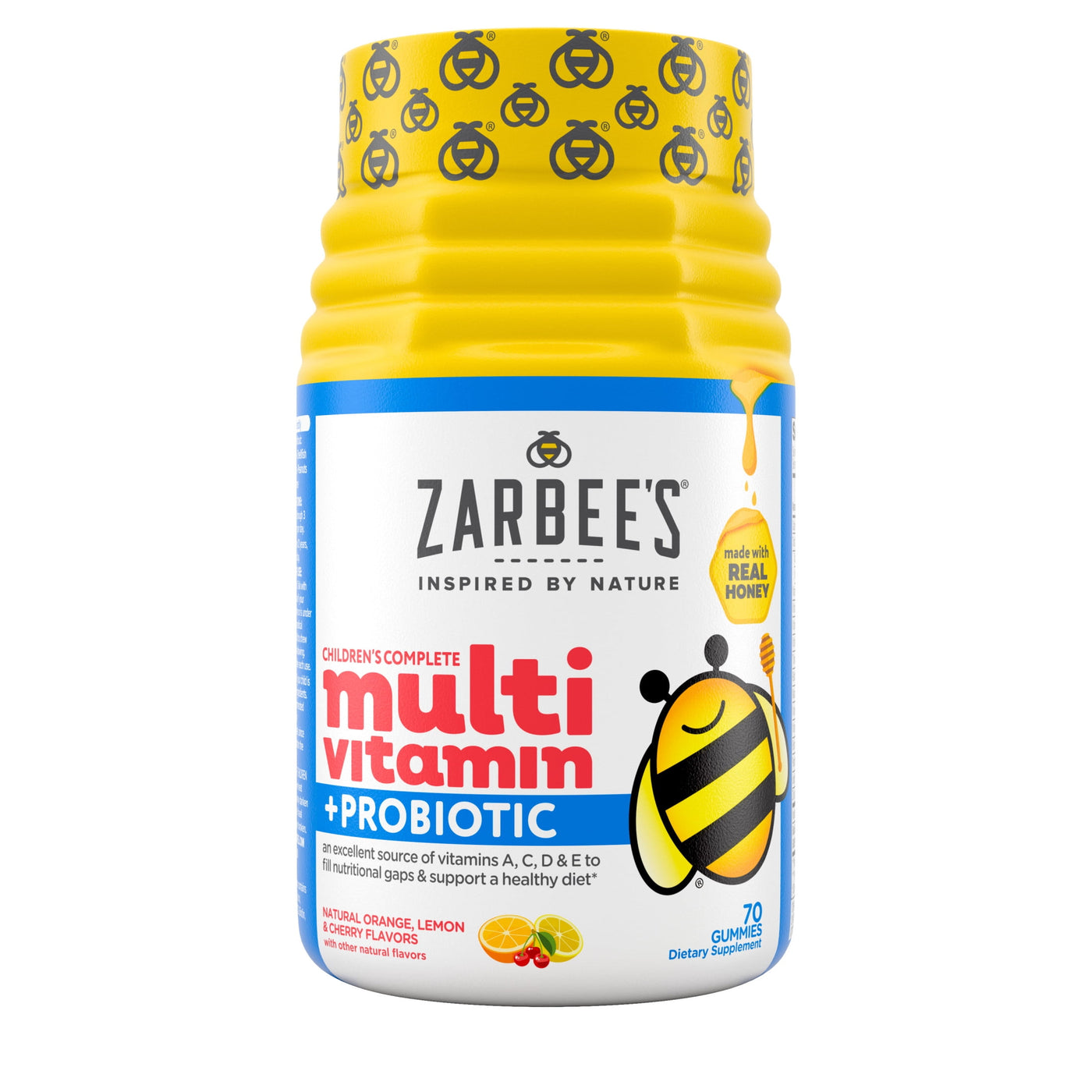 Zarbee's Children's Complete Multivitamin + Probiotic Gummies, 70 Ct