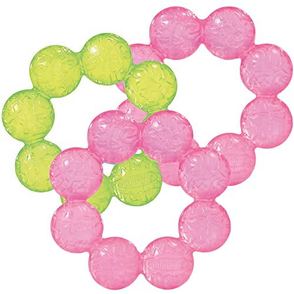 Infantino 3-Pack Water Teethers - 2 Pink + 1 Lime Set