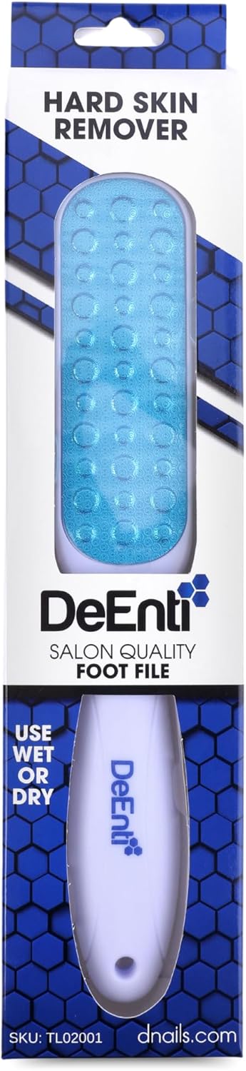 DeEnti Callus Maintenance Pack, Bundle Includes Mint Scented Callus Remover, Metal Foot Rasp, Foot File, and 4 Pairs of Gloves, Salon Grade Foot Care, Home Manicure and Pedicure Kit