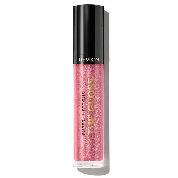 Revlon Lip Gloss, Super Lustrous The Gloss, Non-Sticky, High Shine Finish, 301 Rose Quartz