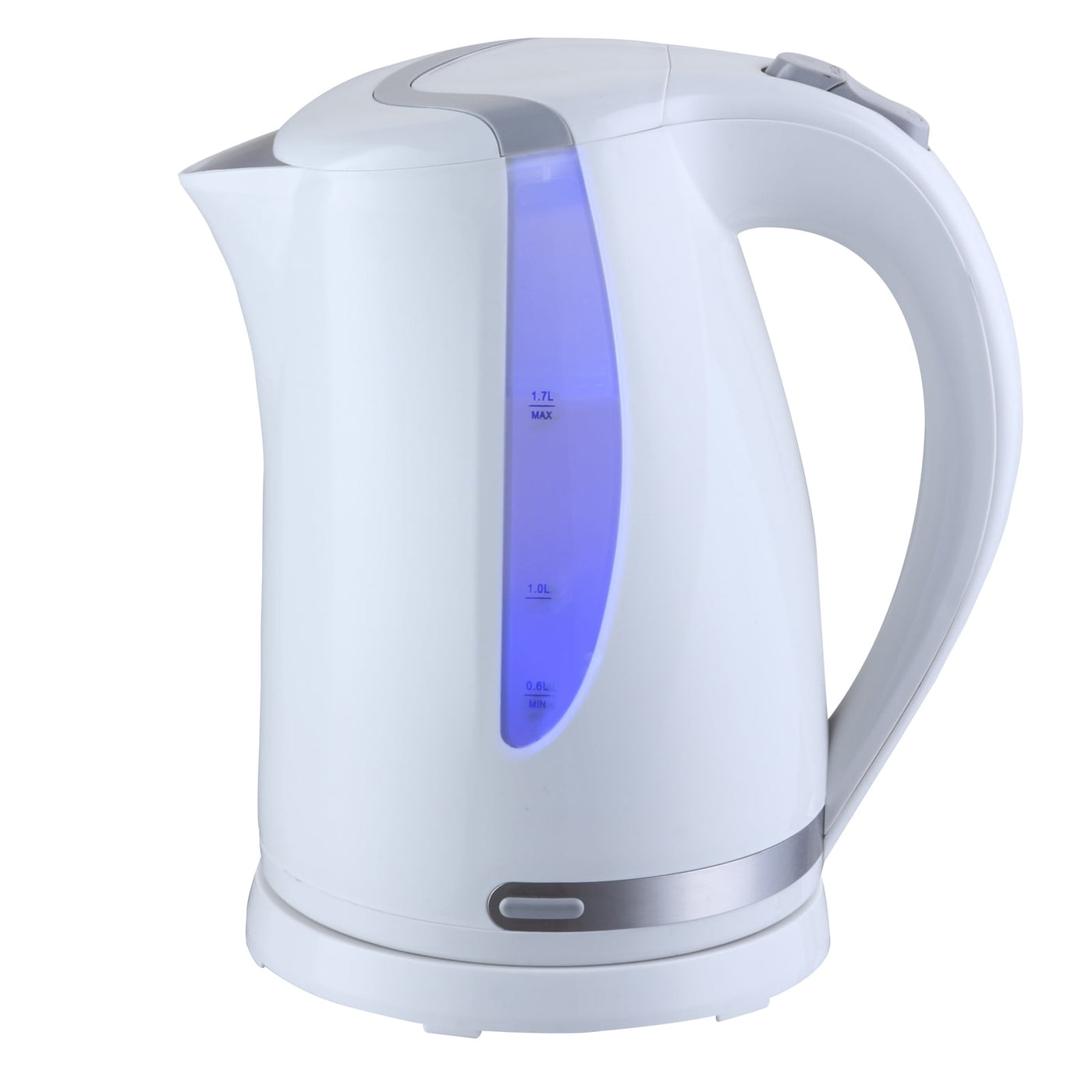 MegaChef 1.7Lt. Plastic Electric Tea Kettle- White