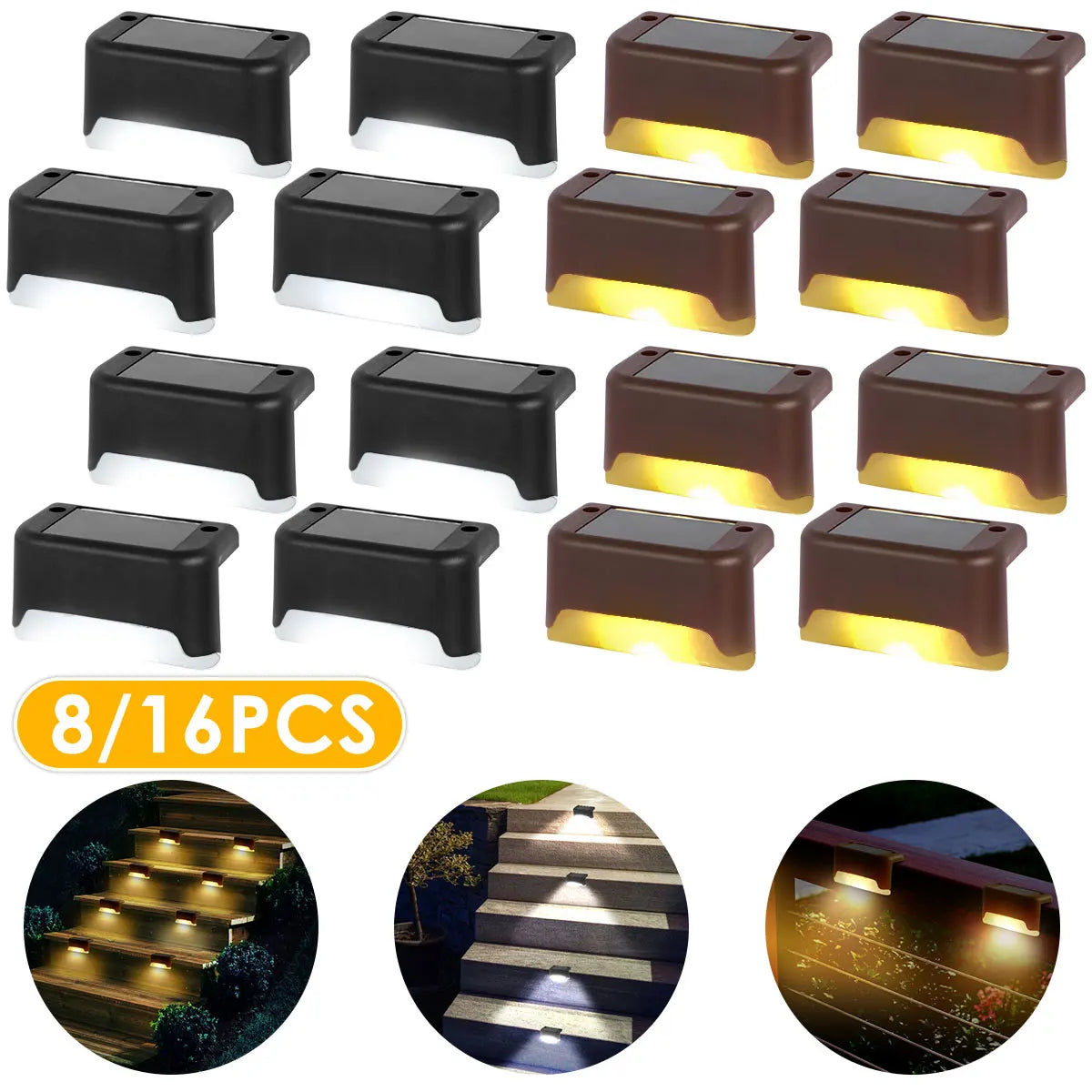 Solar LED Step Lights