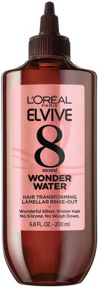 L’Oreal Paris Elvive 8 Second Wonder Water Lamellar, Rinse Out Moisturizing Hair Treatment For Silky, Shiny Looking Hair, 6.8 Fl; Oz