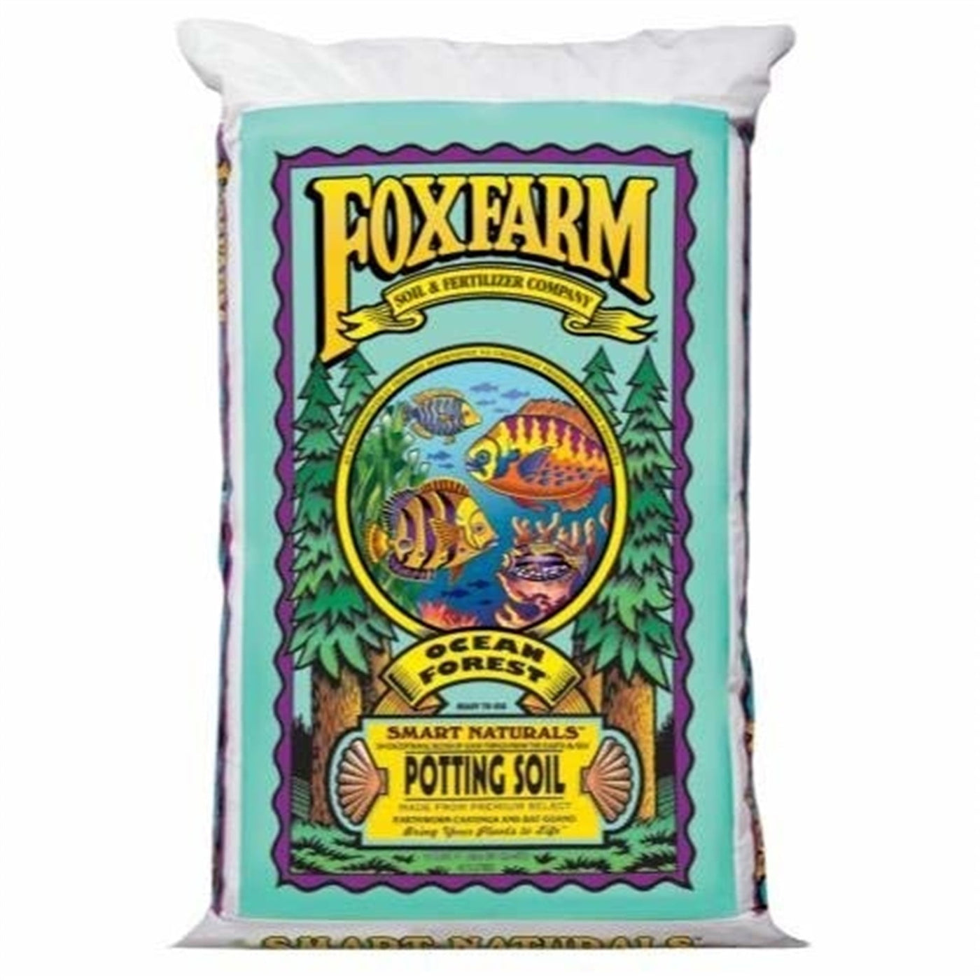 Fox Farm Ocean Forest Potting Soil, 1.5 cu ft (1 Pack) (FFOF1.5)