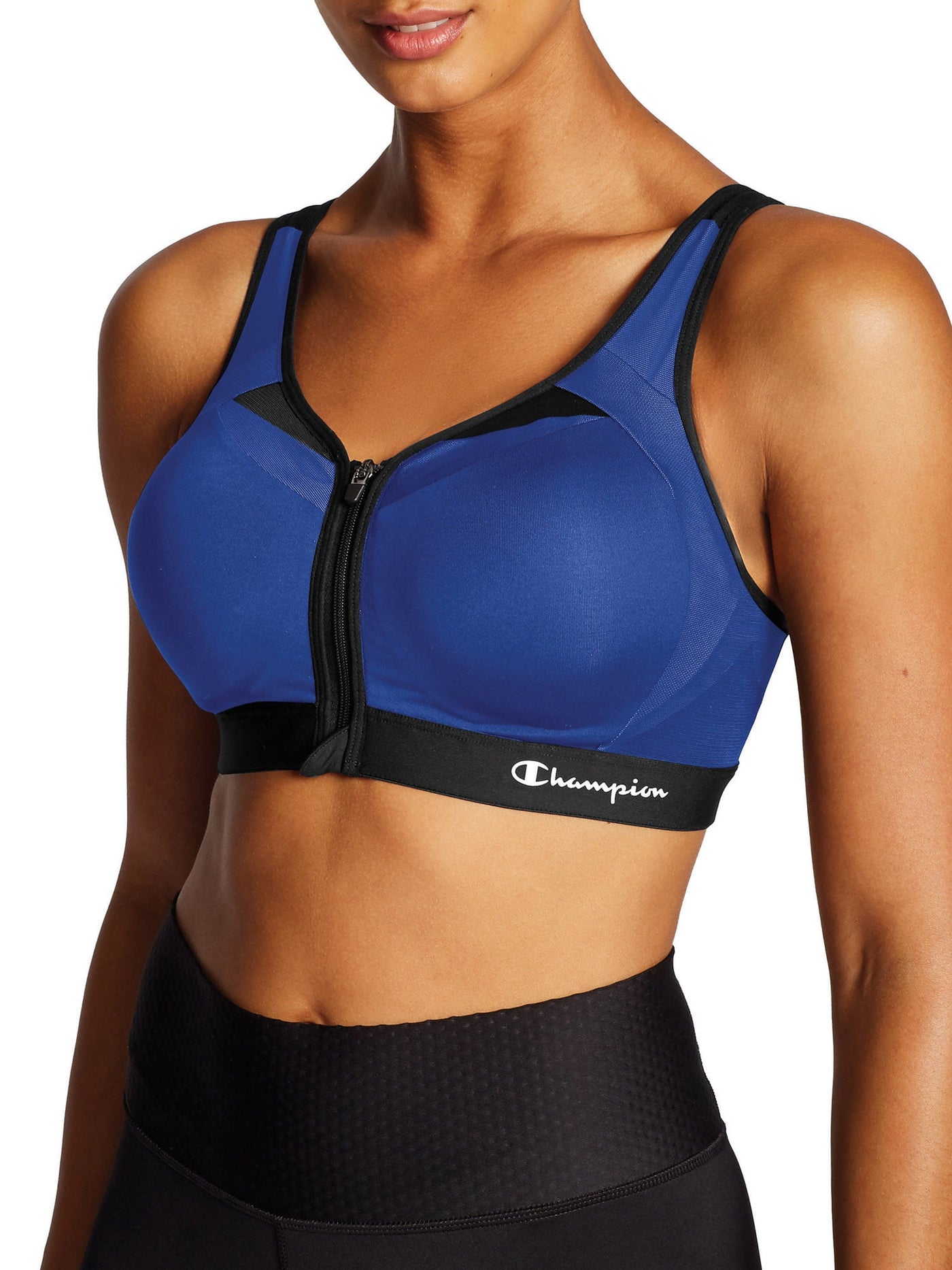 Champion Motion Control Zip Sports Bra