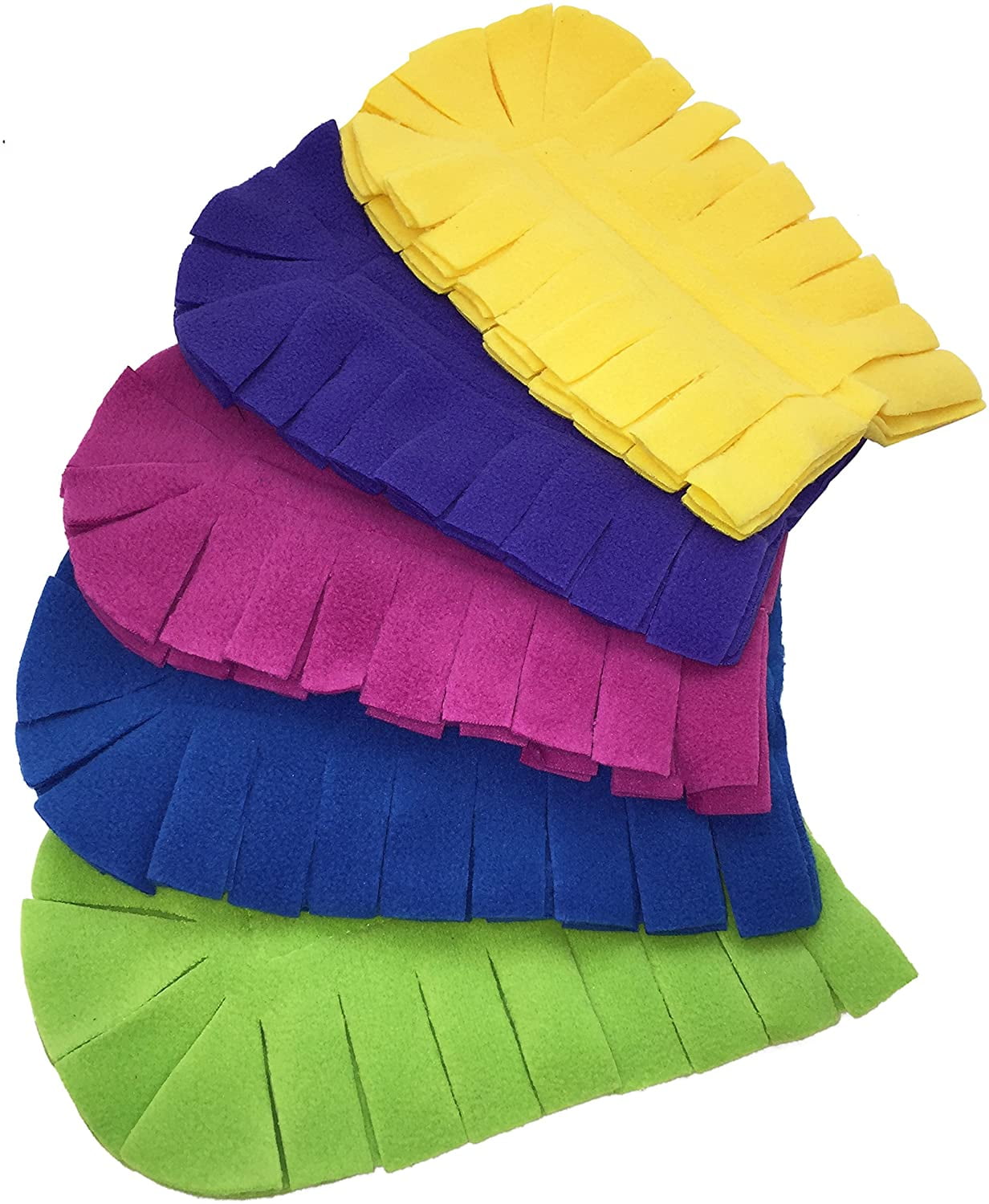 Xanitize Fleece Refills for Swiffer Hand Duster - Reusable, Dry Duster - 5-Pack Rainbow (Jewel)