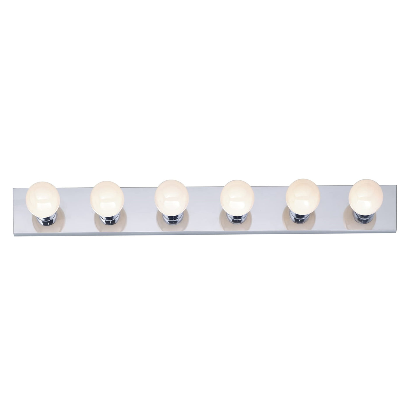 6-Light 36-in Vanity Strip Polished Chrome Finish