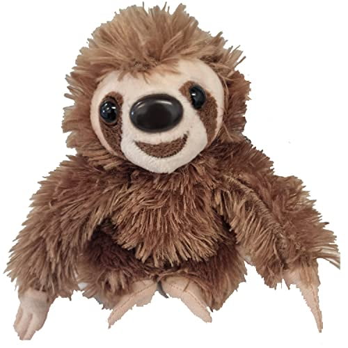 Wild Republic Sloth Plush, Stuffed Animal, Plush Toy, Gifts for Kids, Hugâ€™Ems 7"