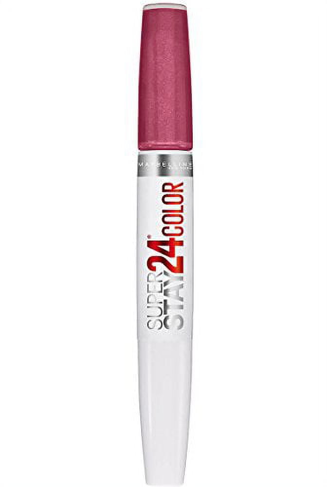 Maybelline Super Stay 24, 2-Step Liquid Lipstick, Long Lasting Highly Pigmented Color with Moisturizing Balm, Timeless Rose, Pink, 1 oz