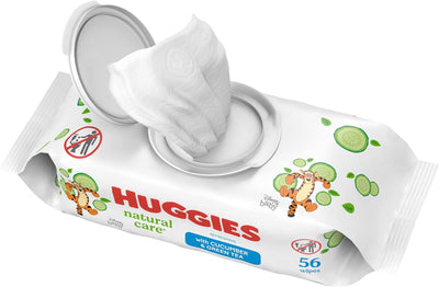 Huggies Natural Care Refreshing Baby Diaper Wipes, Hypoallergenic, Scented, 15 Flip-Top Packs (960 Wipes Total)