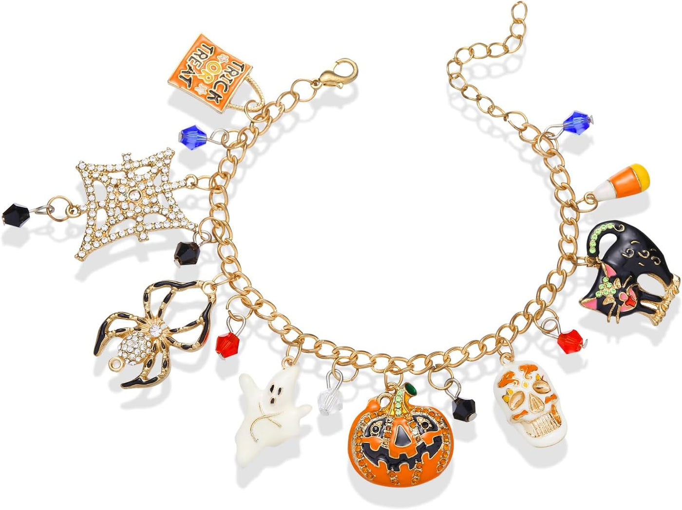 COTATI Halloween Charm Bracelet Horror Scream Movie Merchandise Christmas Link Bracelet for Women