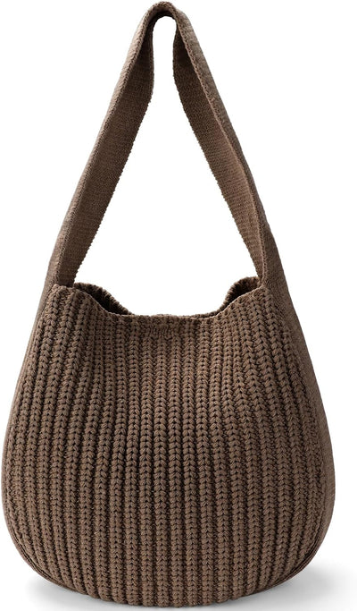 hatisan Crochet Bags for Women Summer Beach Tote Bag Aesthetic Tote Bag Hippie Bag Knit Bag