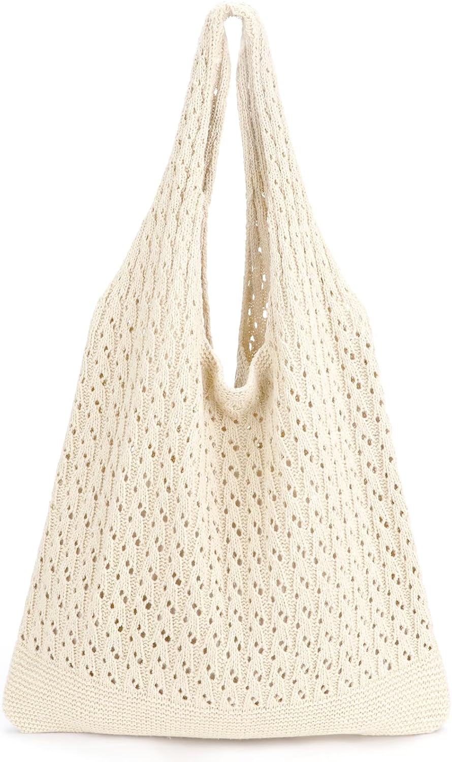 hatisan Crochet Bags for Women Summer Beach Tote Bag Aesthetic Tote Bag Hippie Bag Knit Bag