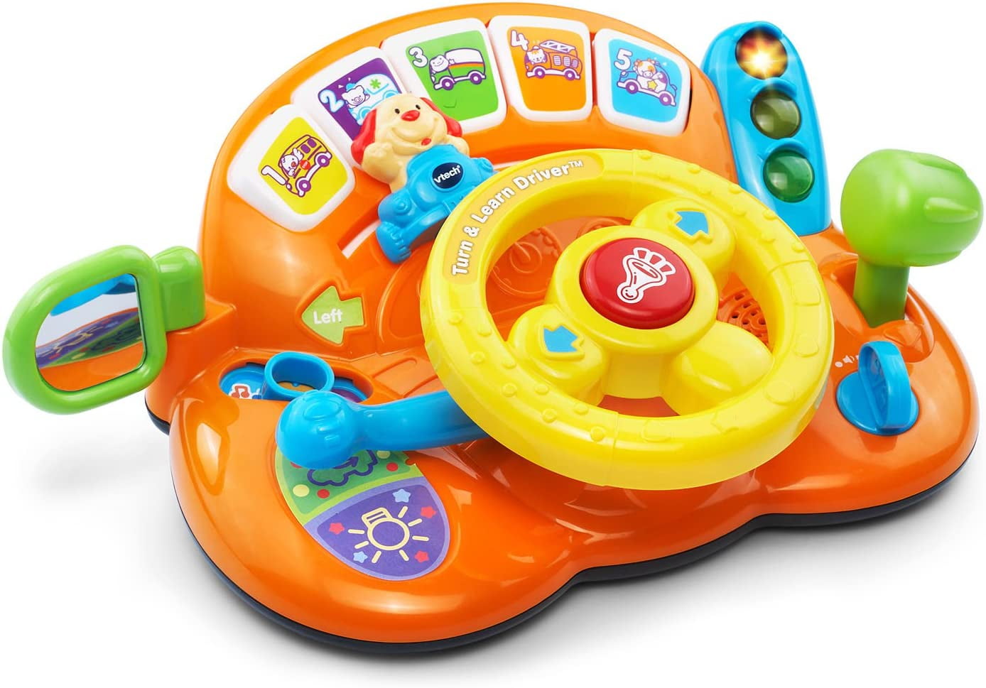 VTech, Turn and Learn Driver, Learning Toy, Car Toy, Role-Play Toy, Orange