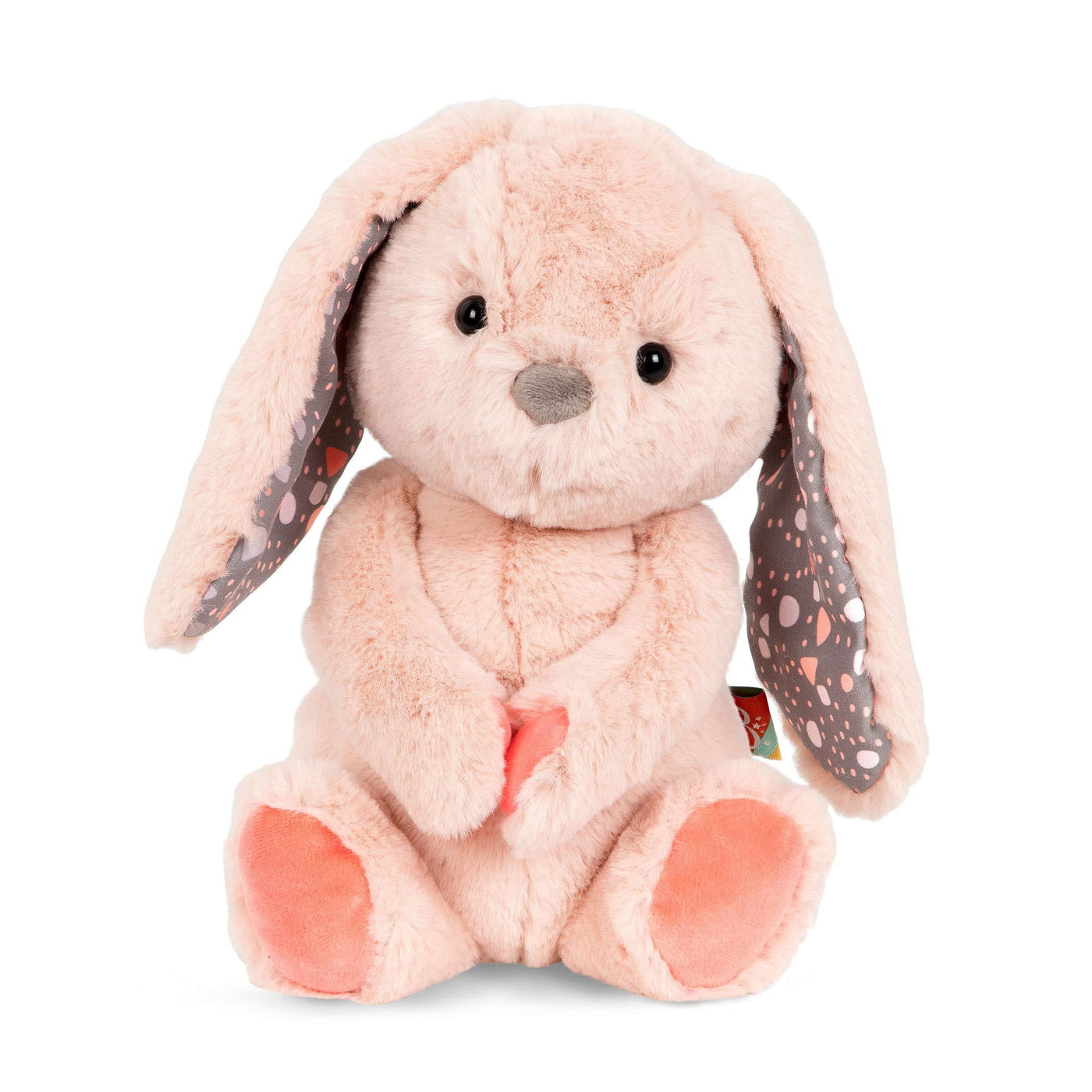 B. Toys – Happy Hues – Butterscotch Bunny – Soft & Cuddly Plush Bunny – Huggable Stuffed Animal Rabbit Toy – Washable – Babies, Toddlers, Kids