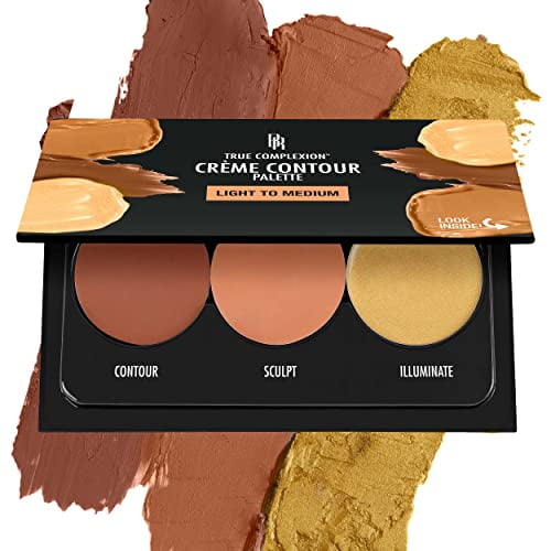 Black Radiance True Complexion Creme Contour Palette, Light to Medium, 7.5 Gram