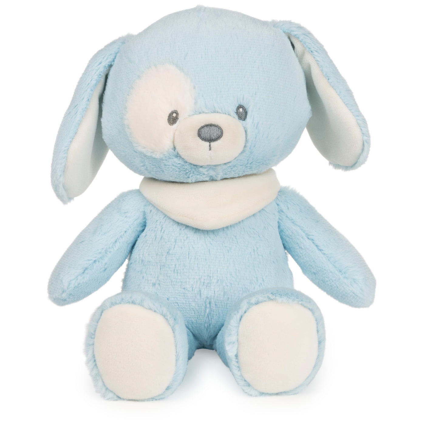 GUND Baby Sustainable Puppy Plush, Stuffed Animal Made from Recycled Materials, Spring Decor, Easter Gift for Babies and Newborns, Blue/Cream, 13