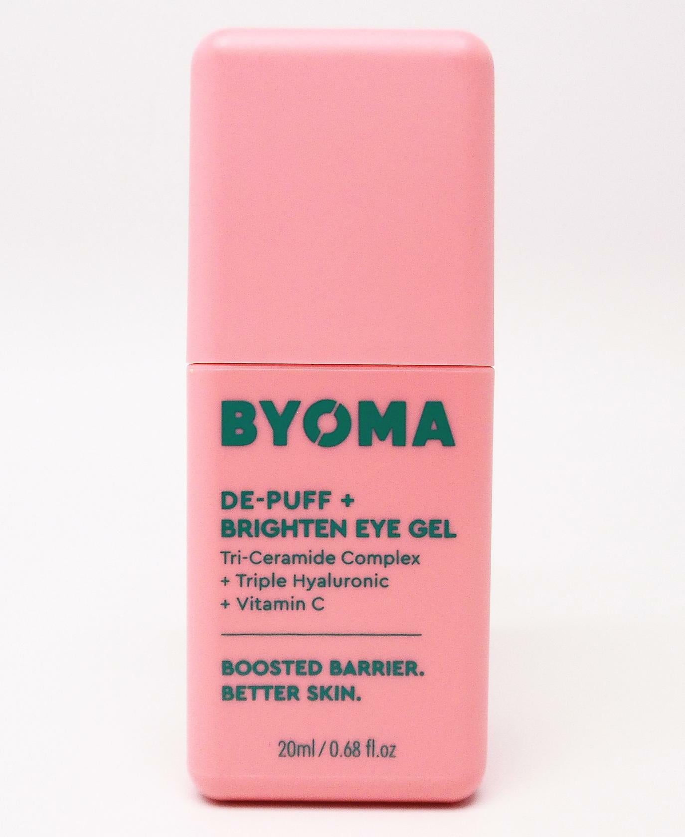 BYOMA De-Puff + Brighten Eye Gel with Tri-Ceramide Complex - 20ml / 0.68 fl. oz.